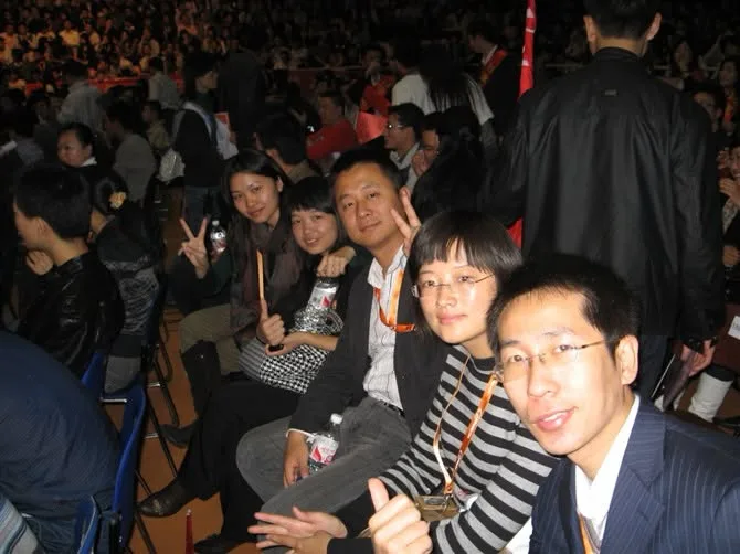 Hommer Zhao during his Alibaba years, at a company event